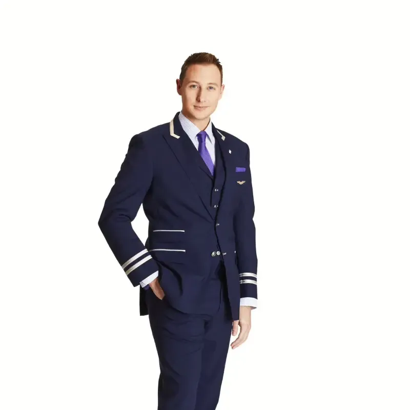 Cabin Crew Male — Custom Airline Uniform Manufacturer
