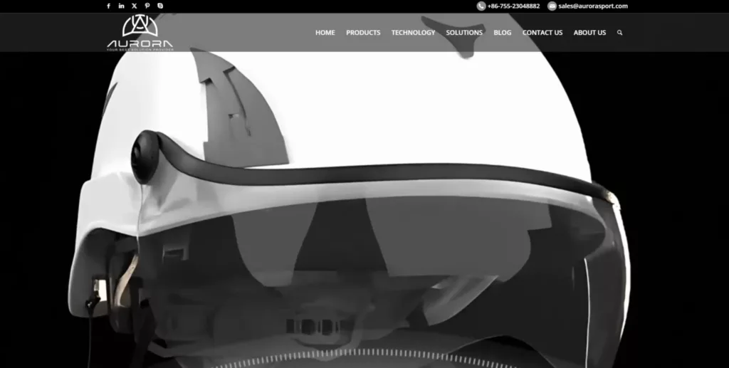 AURORA SPORTS custom OEM safety helmet shell molding and prototyping