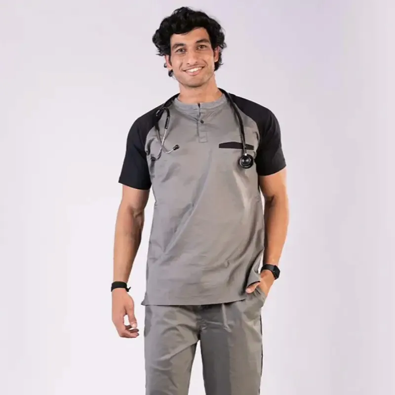 Black and Gray Scrubs