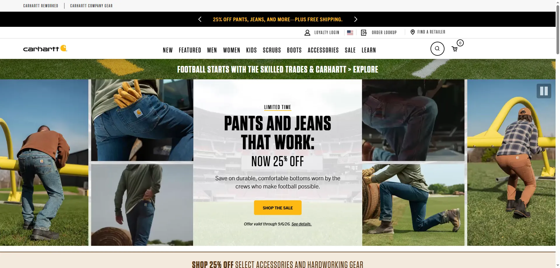 Carhartt branded workwear