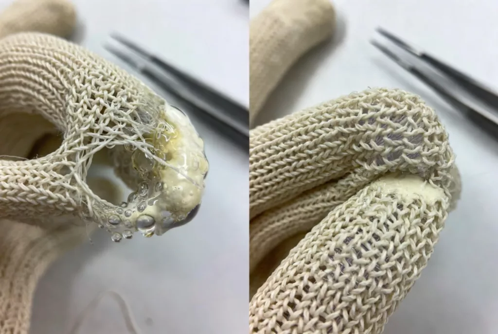 Cheap Commodity Glove vs. Fully Compliant ANSI A7 Glove