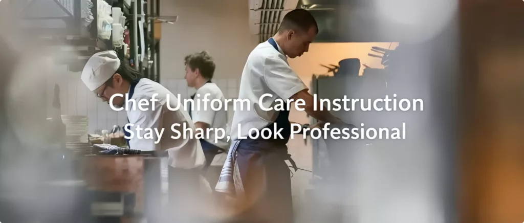 Chef Uniform Care Instruction