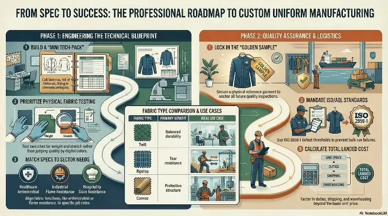 Custom Uniform Manufacturing Process