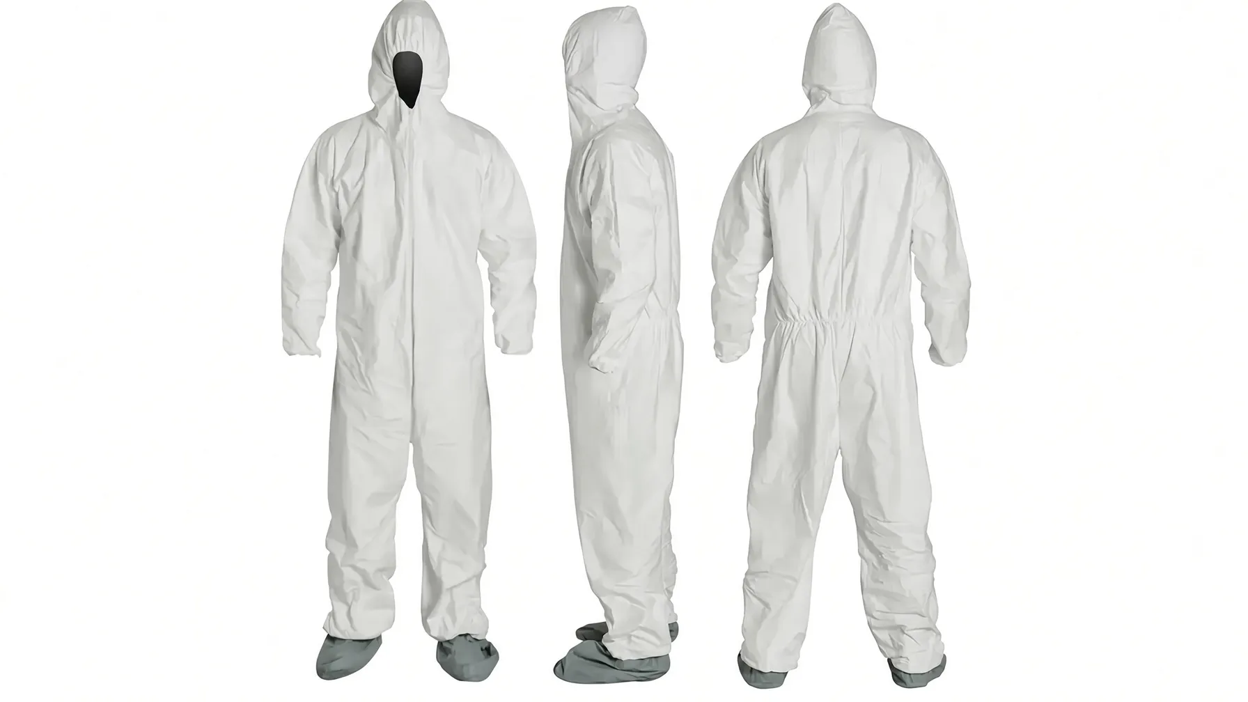 Type 6 microporous disposable coverall and SMS limited-use suit