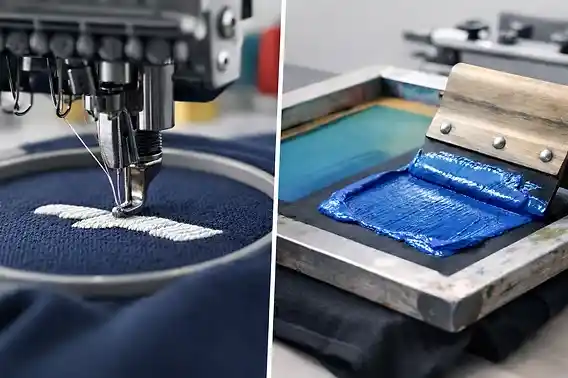 Embroidery vs Screen Printing: Pros, Cons & Best Use Cases