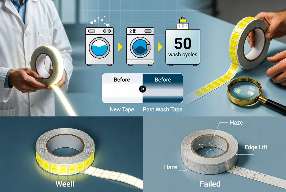 Execute the 50-Wash Retroreflectivity Test