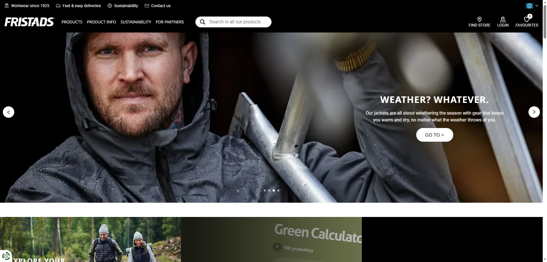 Fristads industrial workwear