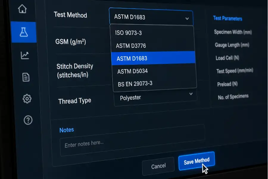 Lock the Test Method and Recipe