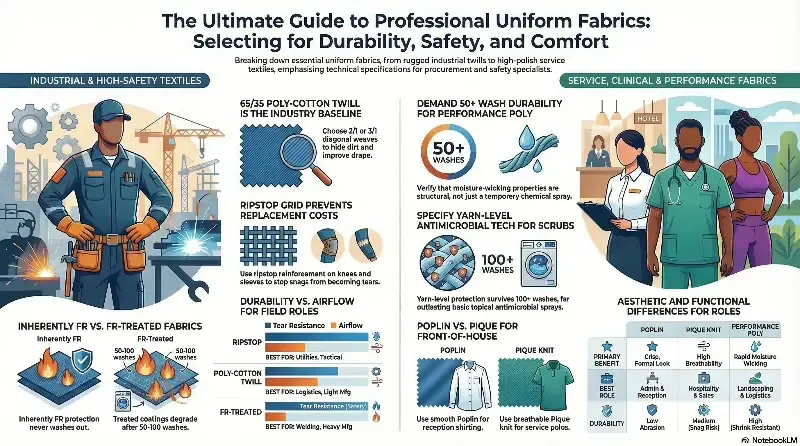 Main Popular Uniform Fabrics