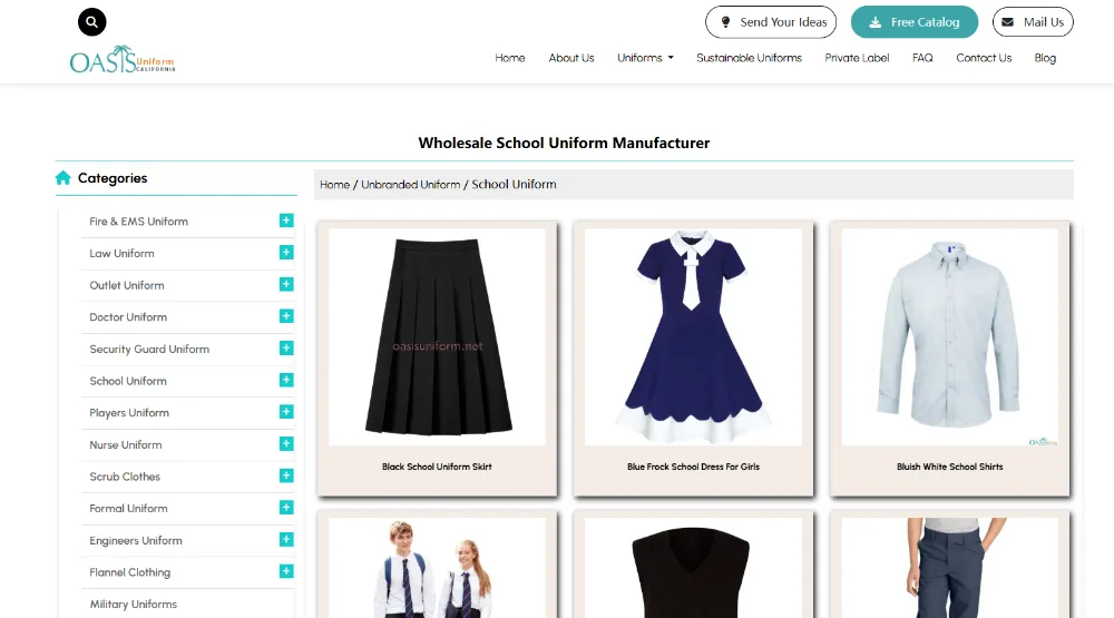 Oasis Uniform