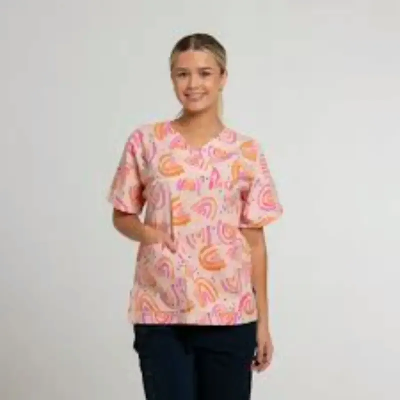 Pink and Patterned Scrubs