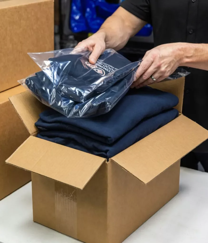Quality Control, Packaging, and On-Time Delivery of Chef Uniforms