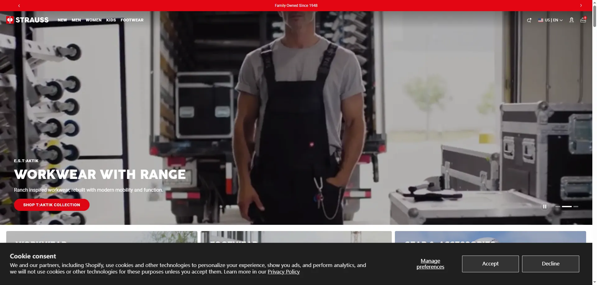 Strauss trade workwear