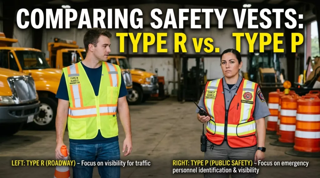 Type R vs Type P Safety Vests