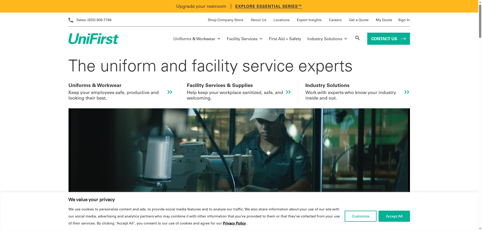 UniFirst uniform program workwear