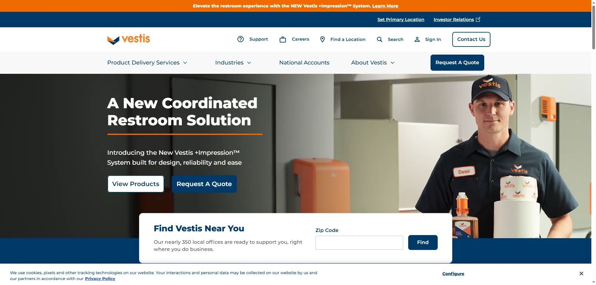 Vestis rental uniform workwear