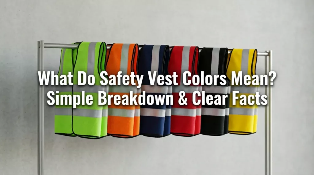 What Do Safety Vest Colors Mean 1