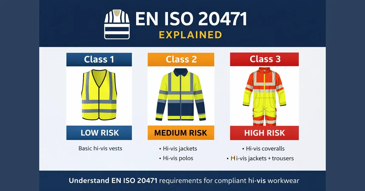 EN ISO 20471 Explained: The Hi-Vis Workwear Materials Buyer’s Guide