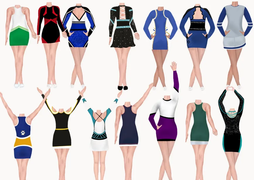 Free Custom Design Service — Cheerleading Uniform Manufacturing Service