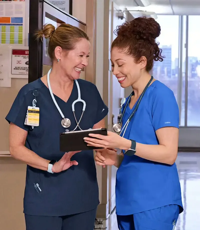 Medical uniform customer case — scrubs and lab coats