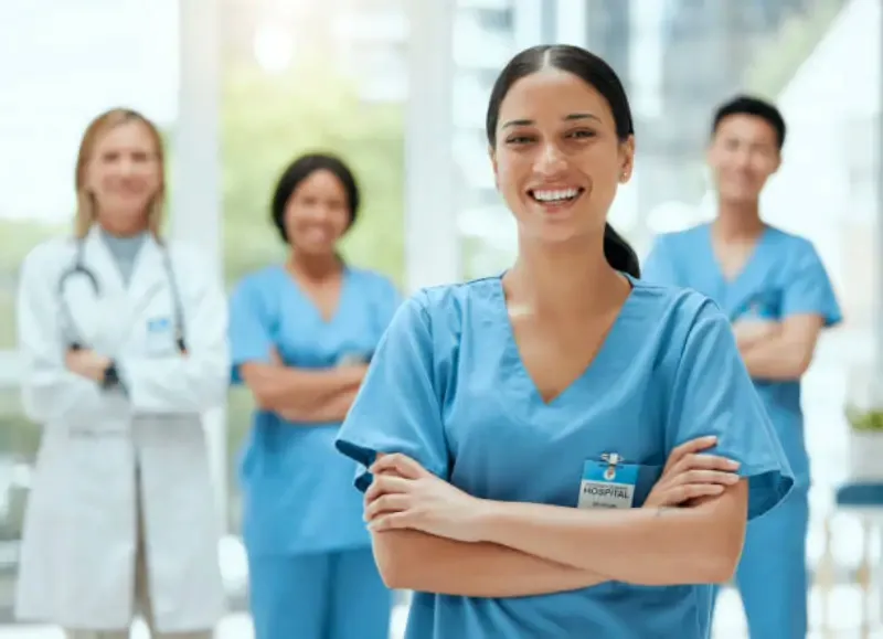 Medical uniform customer case — surgical team