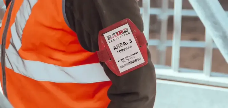 ID/Badge Holder — industrial uniform feature detail