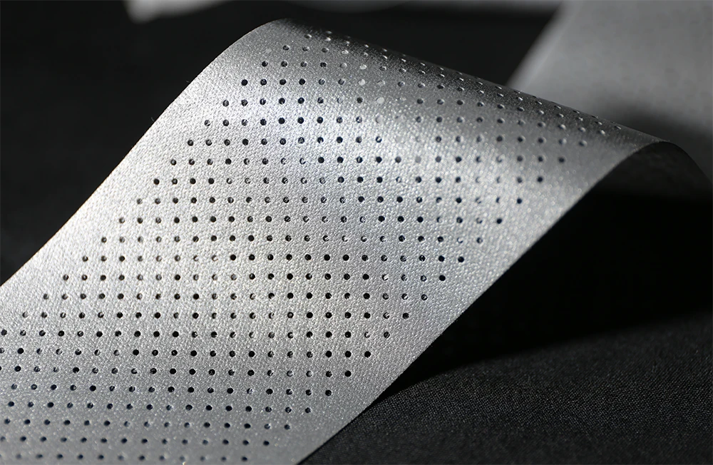 3M Scotchlite segmented reflective tape for safety vests — breathable retroreflective close-up