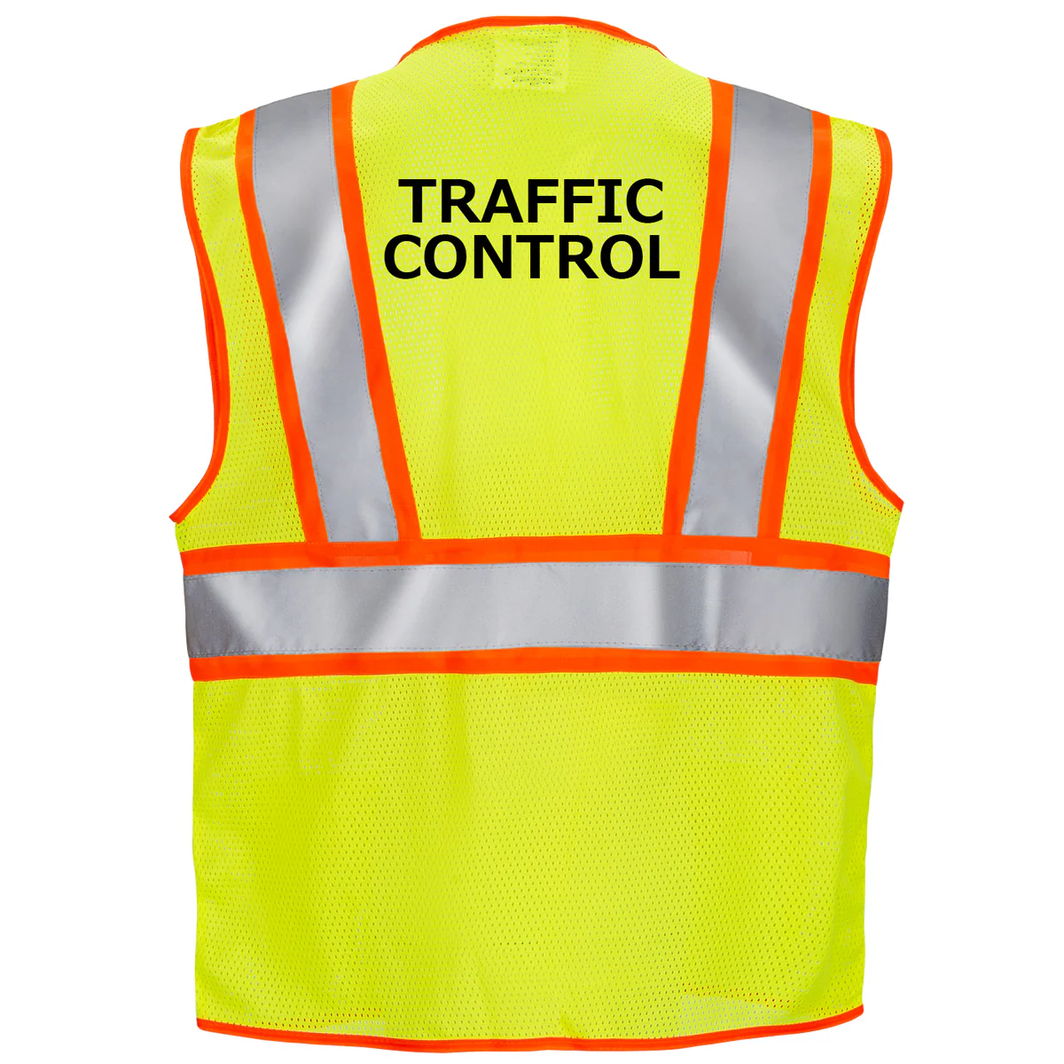 ANSI Class 3 traffic safety vest with full 360-degree reflective coverage for highway patrol and nighttime crews