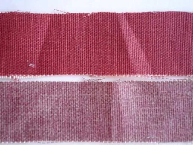 Colour fastness testing of durable school uniform fabric after repeated washing at 40°C to ensure colour retention for UK school uniforms