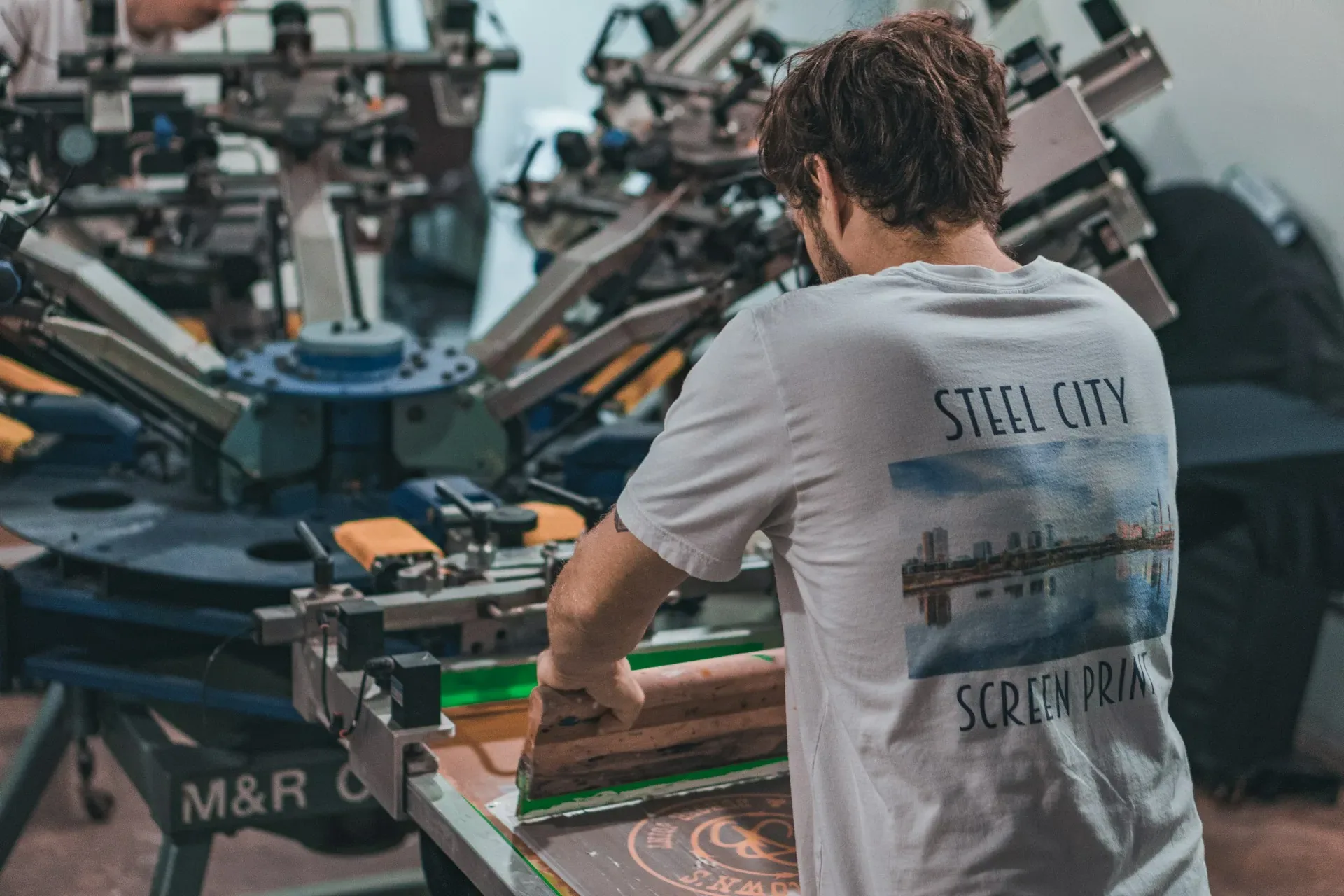 Industrial dye sublimation printing production line at LantaoWork factory