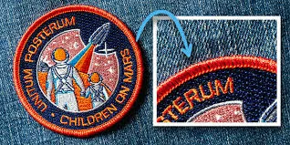 Patch Making embroidery technique close-up