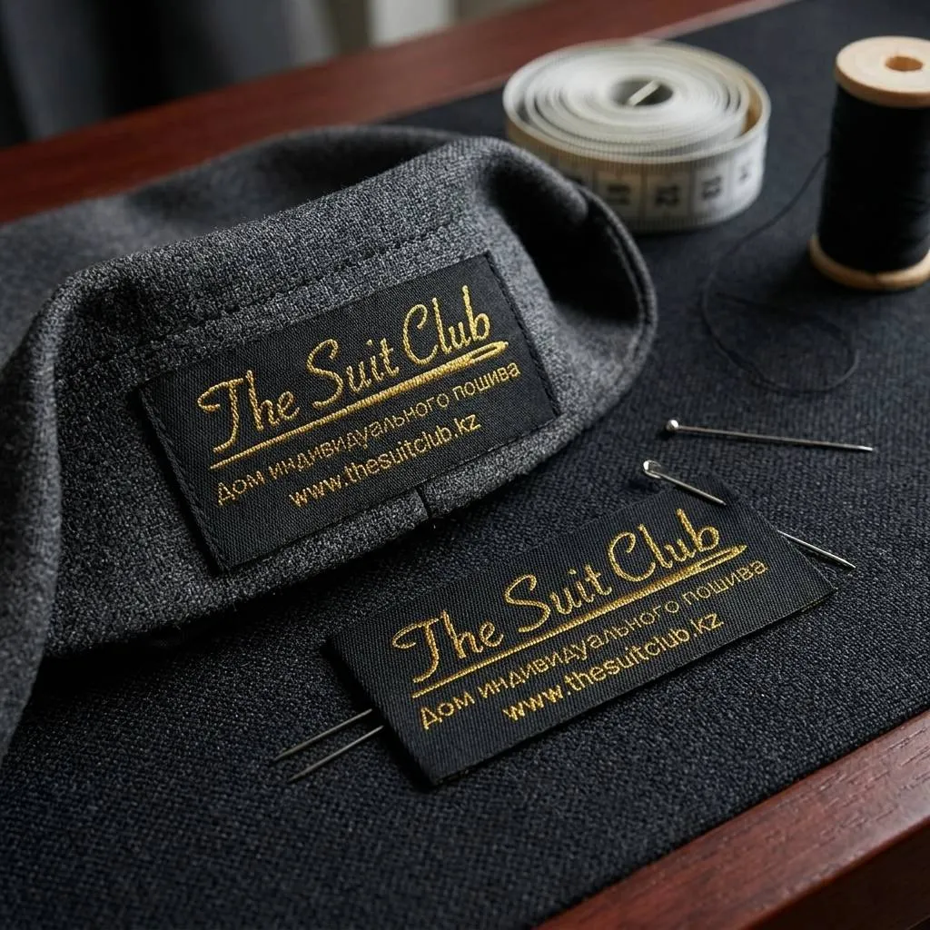 Embroidery detail on private label uniforms