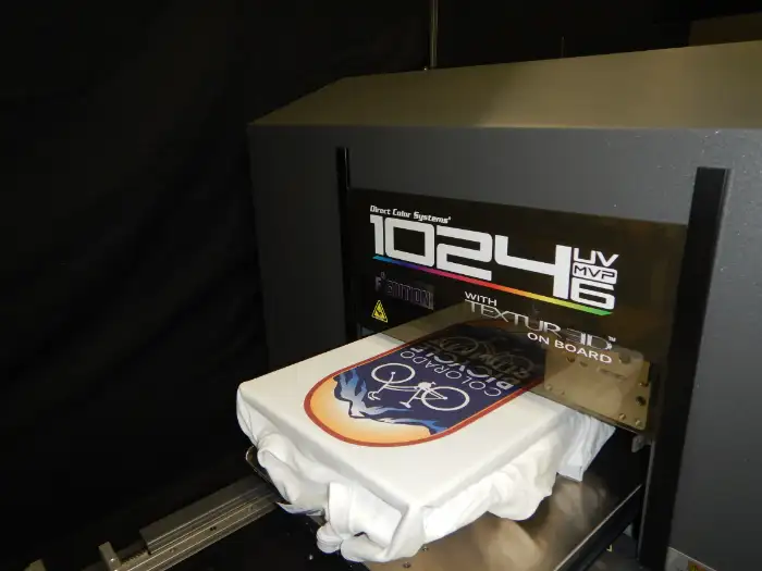Direct to Garment (DTG) screen printing technique demonstration