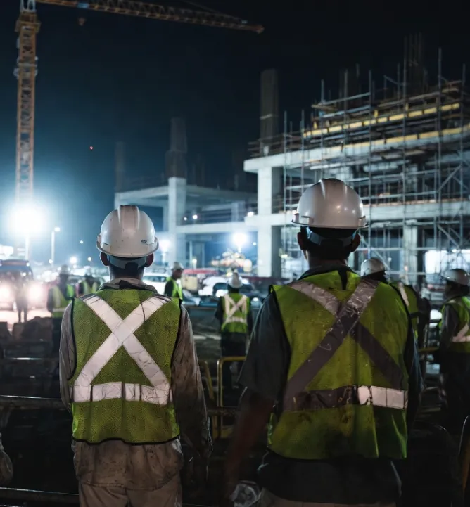 Building Construction worksite scenario