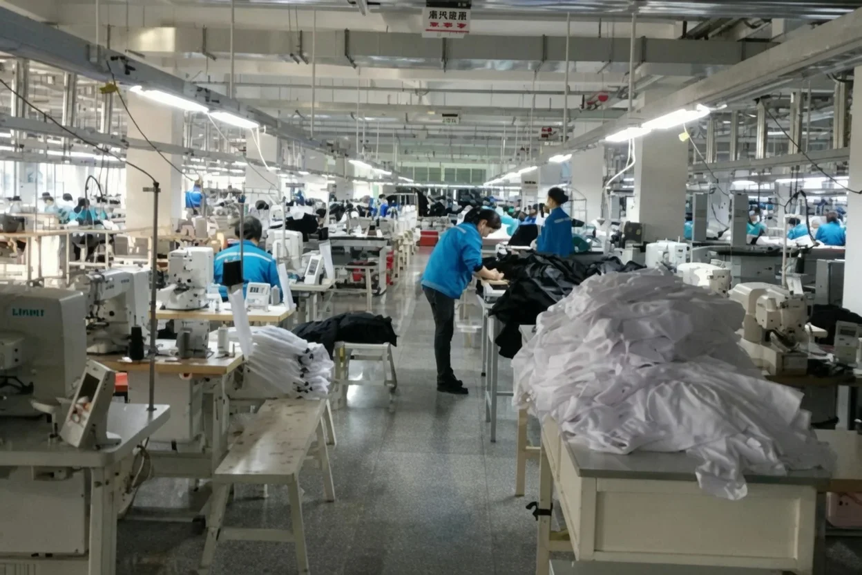 LantaoWork medical uniform production facility
