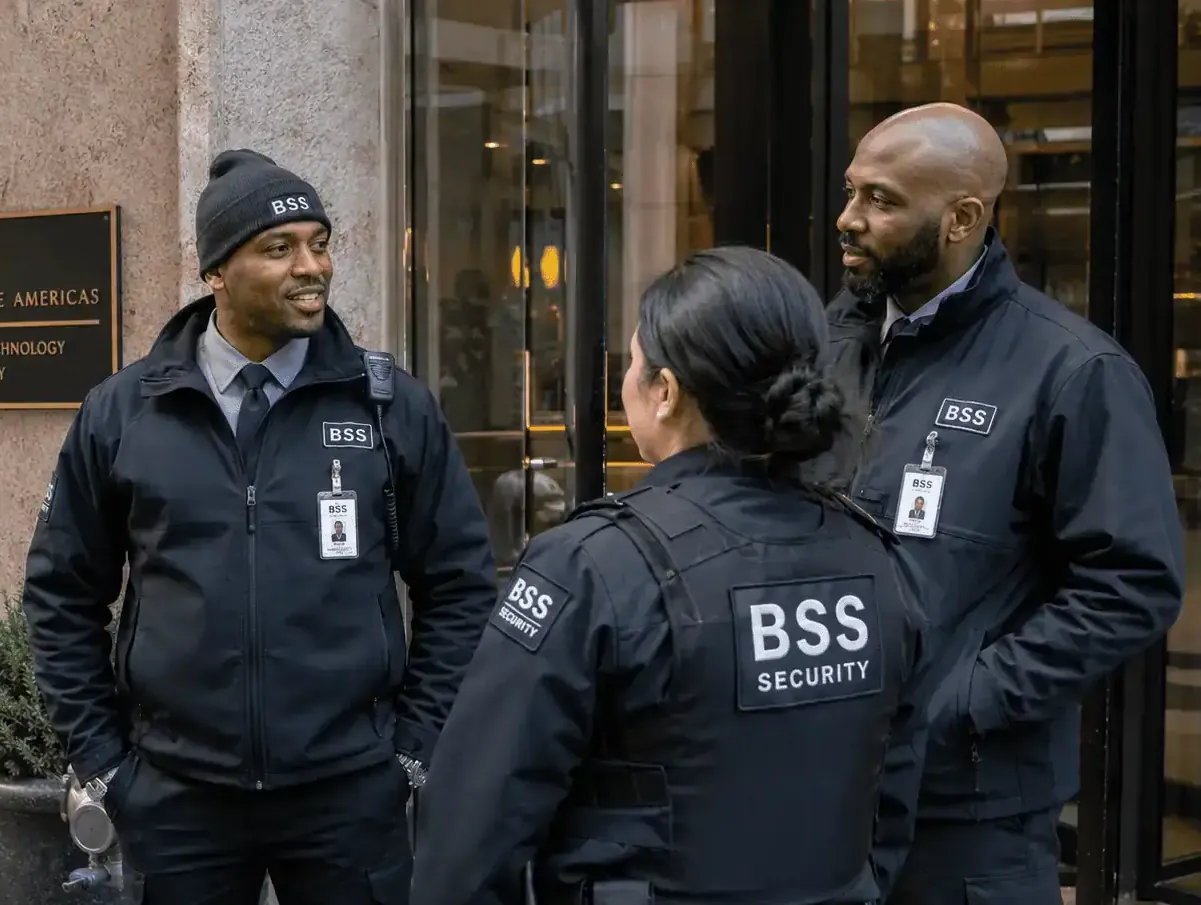 Private Security Firm — security uniform configured for the post