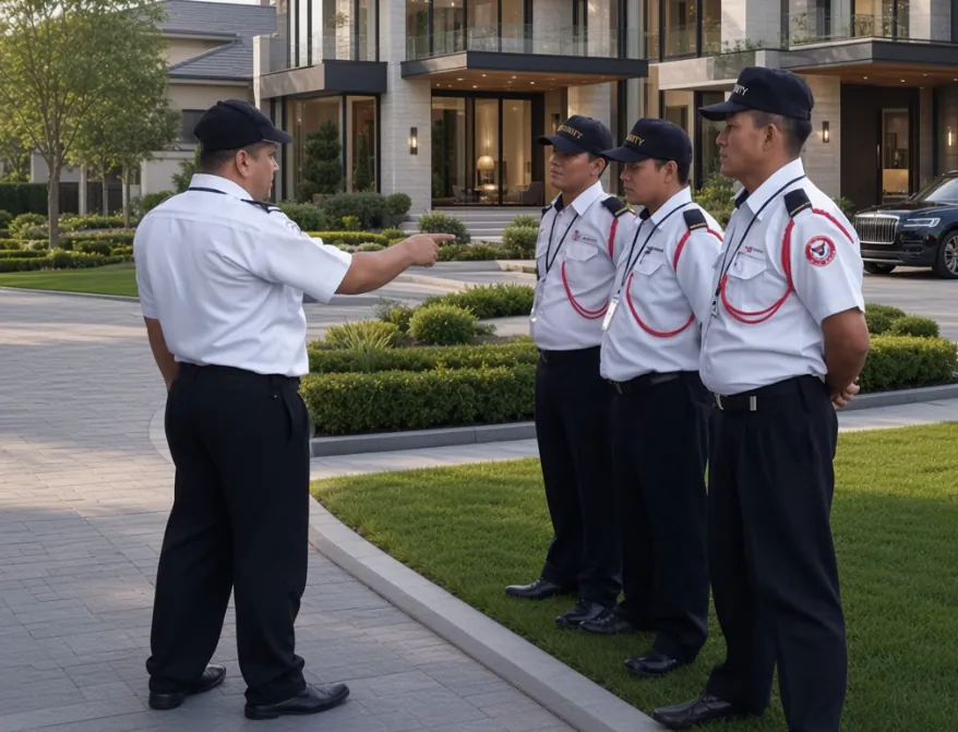 Property Management — security uniform configured for the post