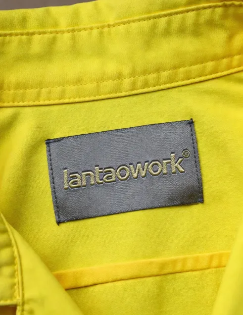 Custom woven labels for workwear branding and compliance tags